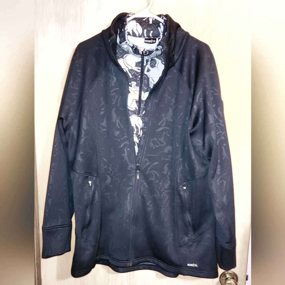 Kerrits Equestrian Quarter Zip and Matching Full Zip winter top set